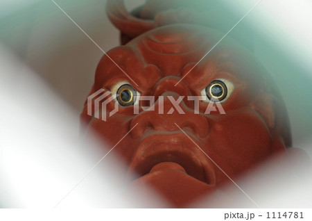 像 金剛力士像 阿形像 顔の写真素材