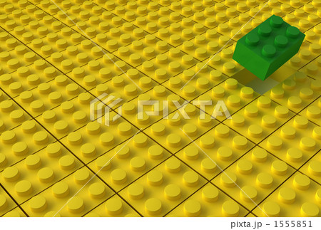 Lego レゴ ブロック 並べるの写真素材