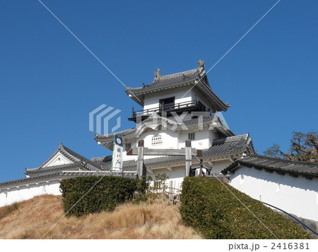 掛川城 城 戦国時代 砦の写真素材
