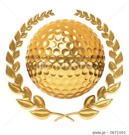 ゴルフボール 優勝 1位 ゴルフのイラスト素材 Pixta