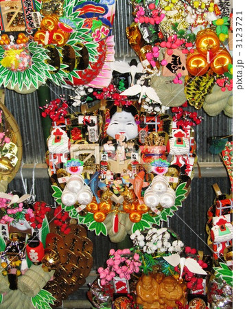 熊手 縁起物 七福神 縁起物熊手の写真素材 - PIXTA
