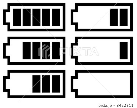 充電マークのイラスト素材