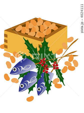 鰯の頭のイラスト素材