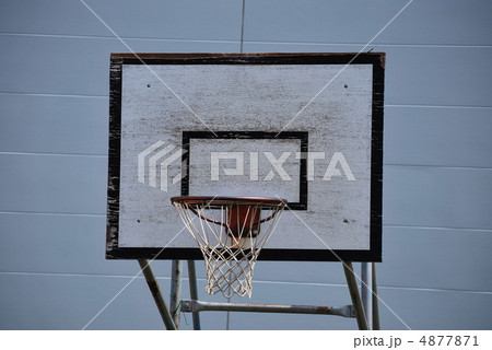 ミニバスケットゴールの写真素材