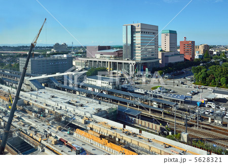 アーバンプレイス 富山駅北口 富山ライトレール 富山市の写真素材