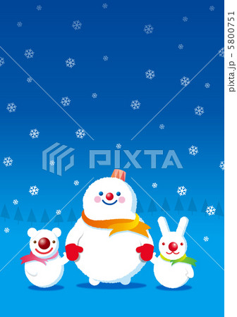 ♡おっきなクリスマスツリーとゆきだるまうさぎさん♡雪 シーグラスアート ゆきうさぎの クリスマスげきじょう クリスマスの ちいさな