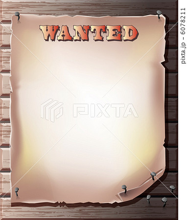 ｗａｎｔｅｄ 指名手配の写真素材