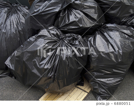 ごみ袋の写真素材