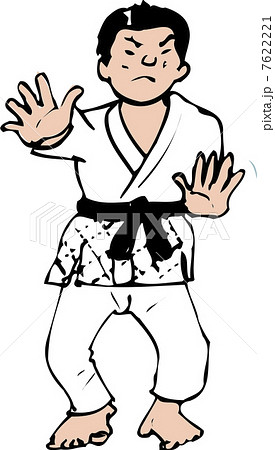 柔道着のイラスト素材