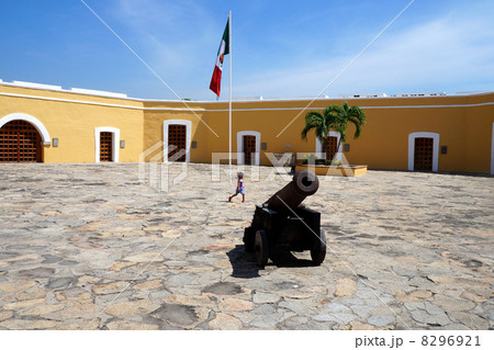 サンディエゴ要塞 メキシコ 海賊 アカプルコの写真素材