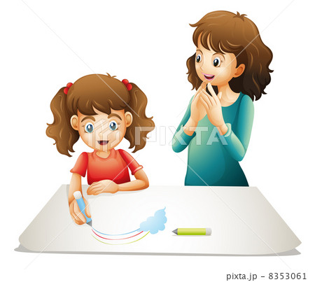 拍手する赤ちゃんのイラスト素材