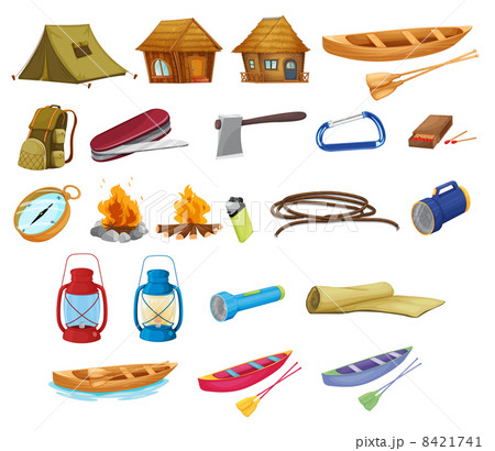 オリエンテーリング イラストレーション イラスト アウトドアのイラスト素材