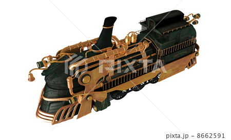 ｓｌ 蒸気機関車 鉄道 汽車のイラスト素材