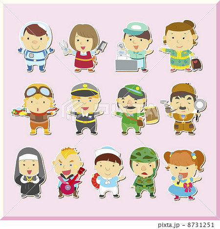 刑事 探偵 コート クリップアートのイラスト素材