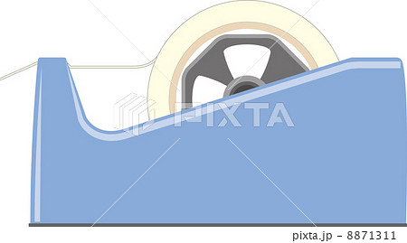 セロテープ セロハンテープ セロテープ台 イラストの写真素材