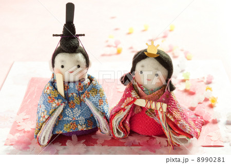 人形 ひな人形 ひな祭り 羊毛フェルト 年中行事 春の写真素材 - PIXTA