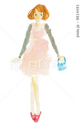 上おしゃれ 女性 イラスト フリー 動物ゾーン