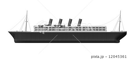 タイタニックのイラスト素材