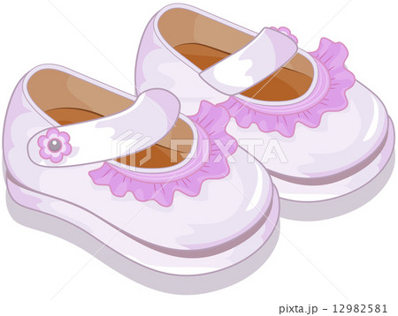 ベビー靴のイラスト素材