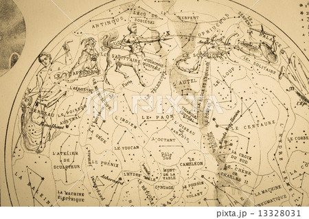 天体図 星座 星 恒星の写真素材 - PIXTA