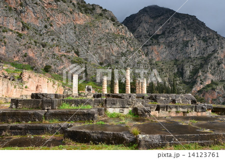 パルナッソス山の写真素材