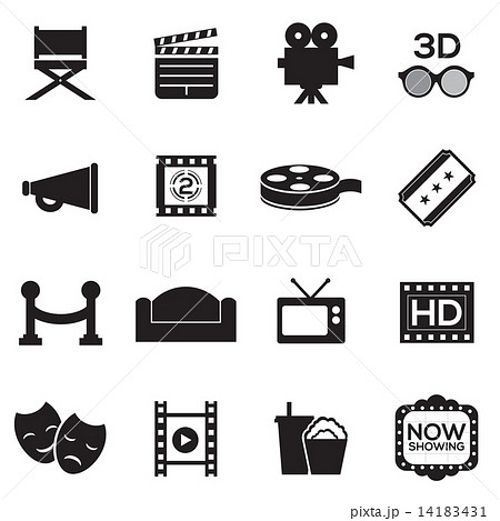 Cinema Iconsのイラスト素材 14183431 Pixta