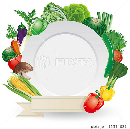 水菜 ベクター 野菜 食材のイラスト素材