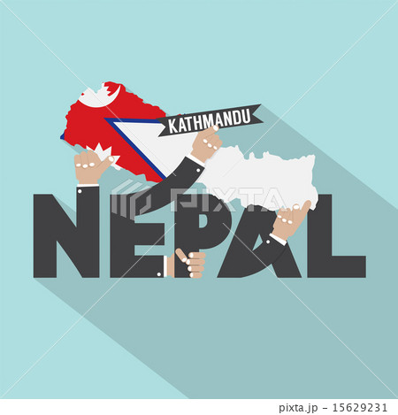 ネパール 柄のイラスト素材