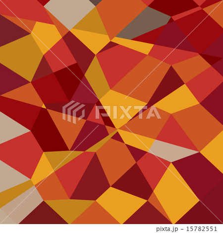 Carnelian Red Abstract Low Polygon Background - Stock Illustration  [15782551] - PIXTA