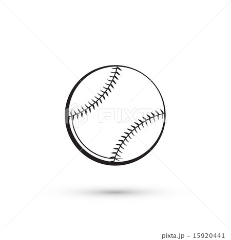 ボール 球 モノクロ 野球の写真素材 Pixta