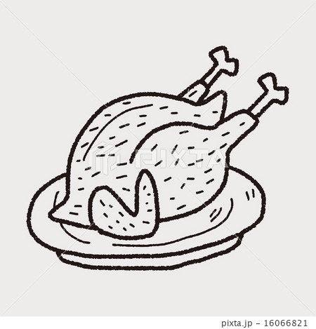 絵 ニワトリ ロースト 焼けるのイラスト素材 Pixta