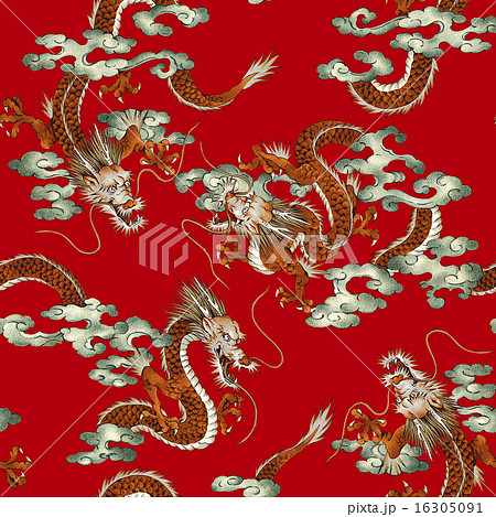 神話 ドラゴン 素材 飛ぶのイラスト素材