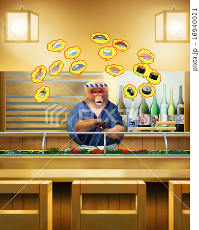 寿司カウンターのイラスト素材 寿司カウンターのイラスト素材