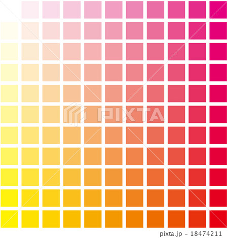 Dtp デザイン 色見本 Cmykの写真素材