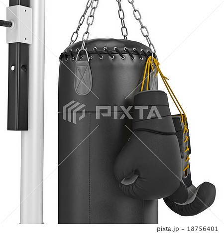サンドバッグ 吊るす ハンギング 首吊りのイラスト素材