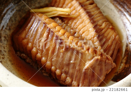 かすべの煮付け 煮魚 煮付け かすべの写真素材
