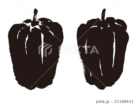 ピーマン 夏野菜 挿し絵 ぴーまんの写真素材 Pixta