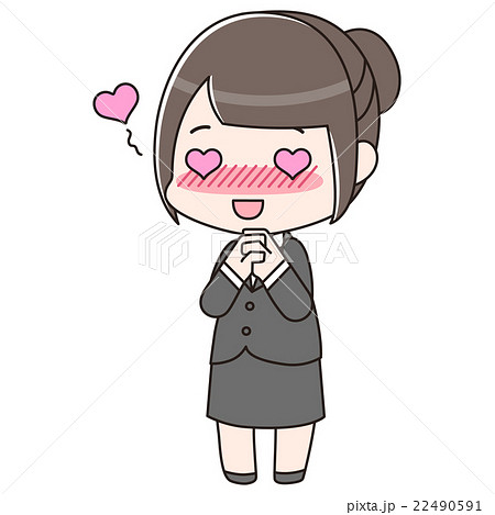 惚れるのイラスト素材