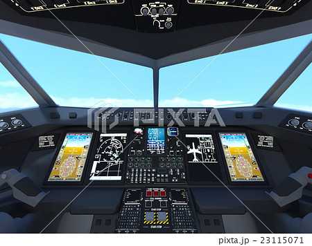 操縦席のイラスト素材 Pixta