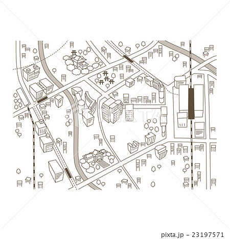 博多 地図のイラスト素材