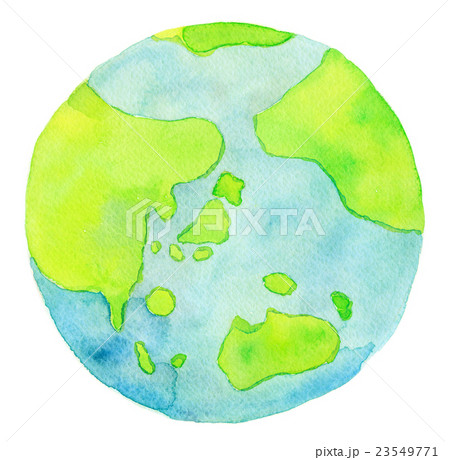 地球一周のイラスト素材