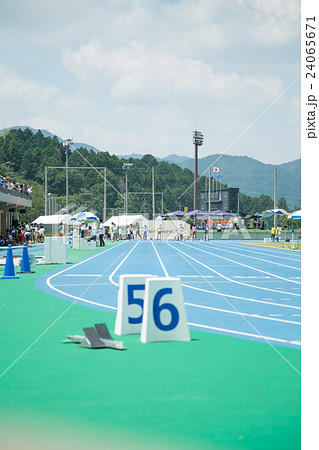 トラックアンドフィールドの写真素材