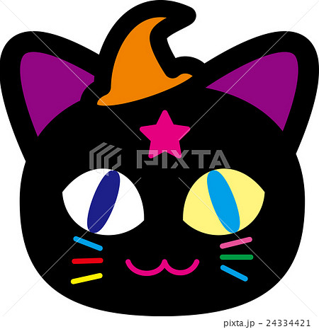 クロネコ ベクター 動物 猫のイラスト素材 Pixta