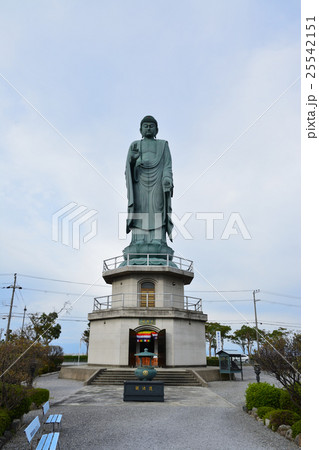 びわこ大仏 琵琶湖 大仏 滋賀県の写真素材