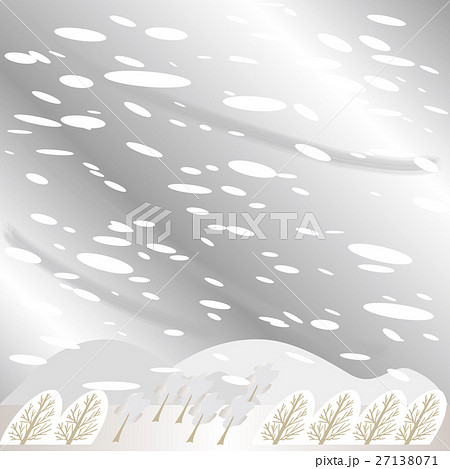 雪景色 冬 ヨーロッパ 雪 イギリス 冬景色のイラスト素材