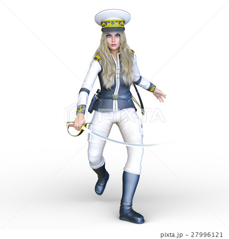 軍服 帽子のイラスト素材