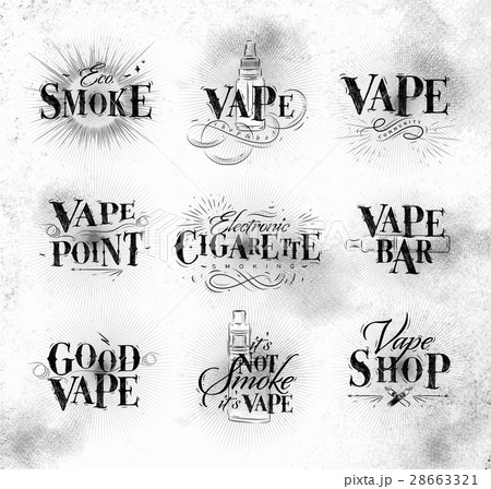 Vapeのイラスト素材