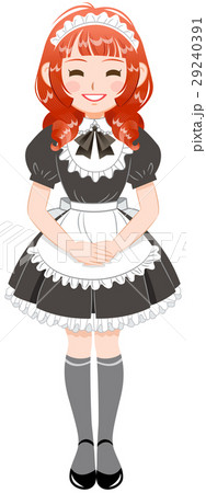メイド服の写真素材