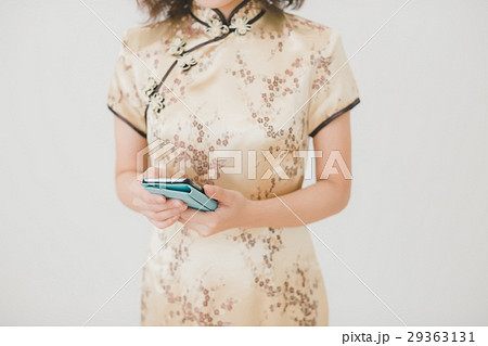 台湾 民族衣装 女性の写真素材 台湾 民族衣装 女性の写真素材