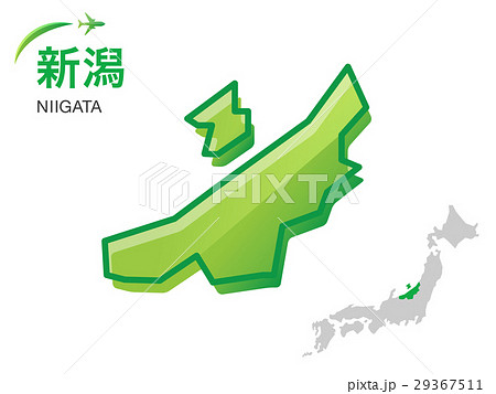 新潟県のイラスト素材